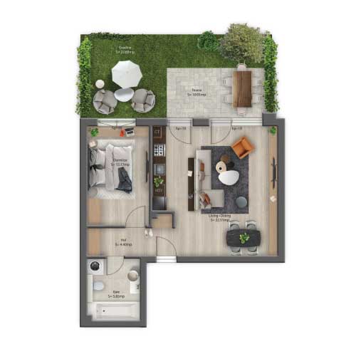 Apartament 2C tip P3