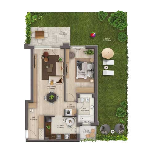 Apartament 2C tip P4