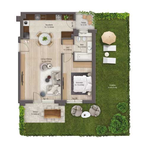 Apartament 2C tip P5