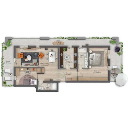 Apartament 3C tip 5.2