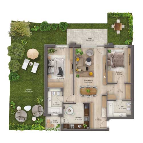 Apartament 3C tip P2